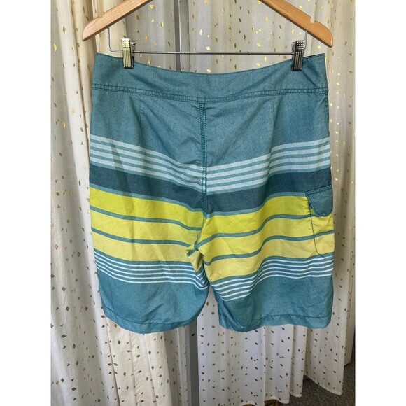 Billabong Originals Men's Stripe Front Lace Up Tie Surf Board Swim Shorts 32 - Picture 3 of 5